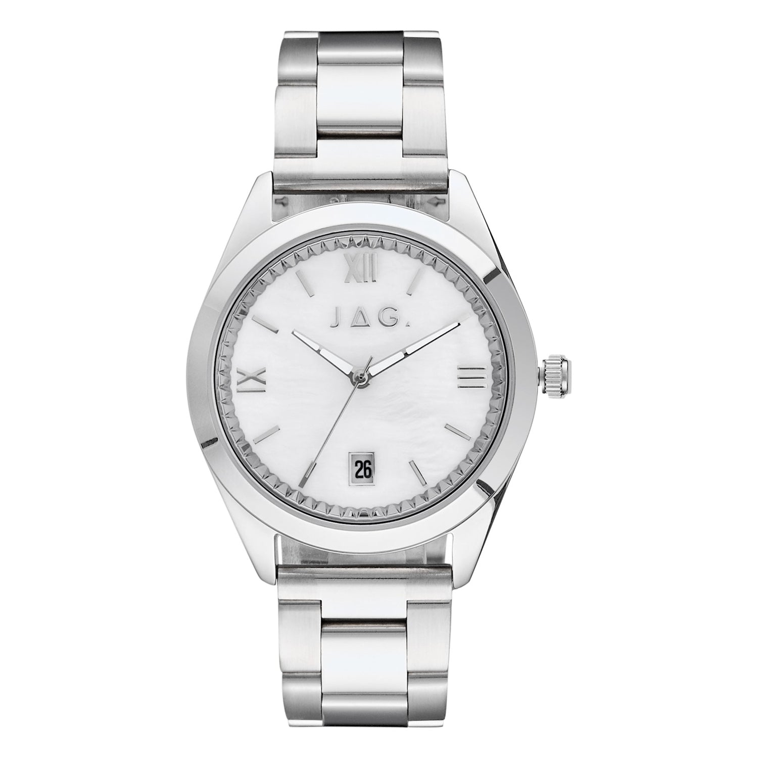 JAG Finley 36mm Silver Stainless Steel Watch for Women 2024