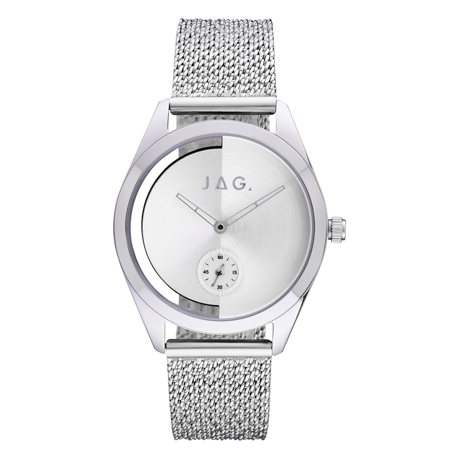 Jag Harrow Silver Stainless Steel Womens 36mm Elegant Watch