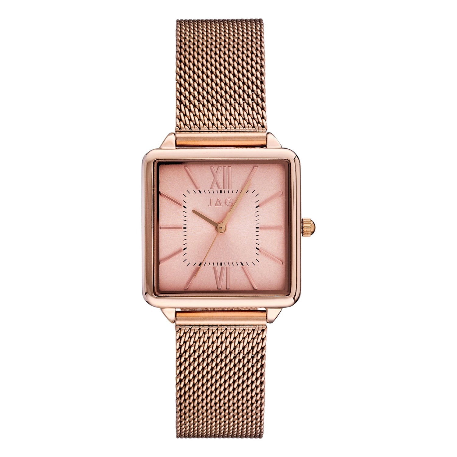 JAG Malvern Rose Gold 28mm Watch for Women Elegant Modern Style