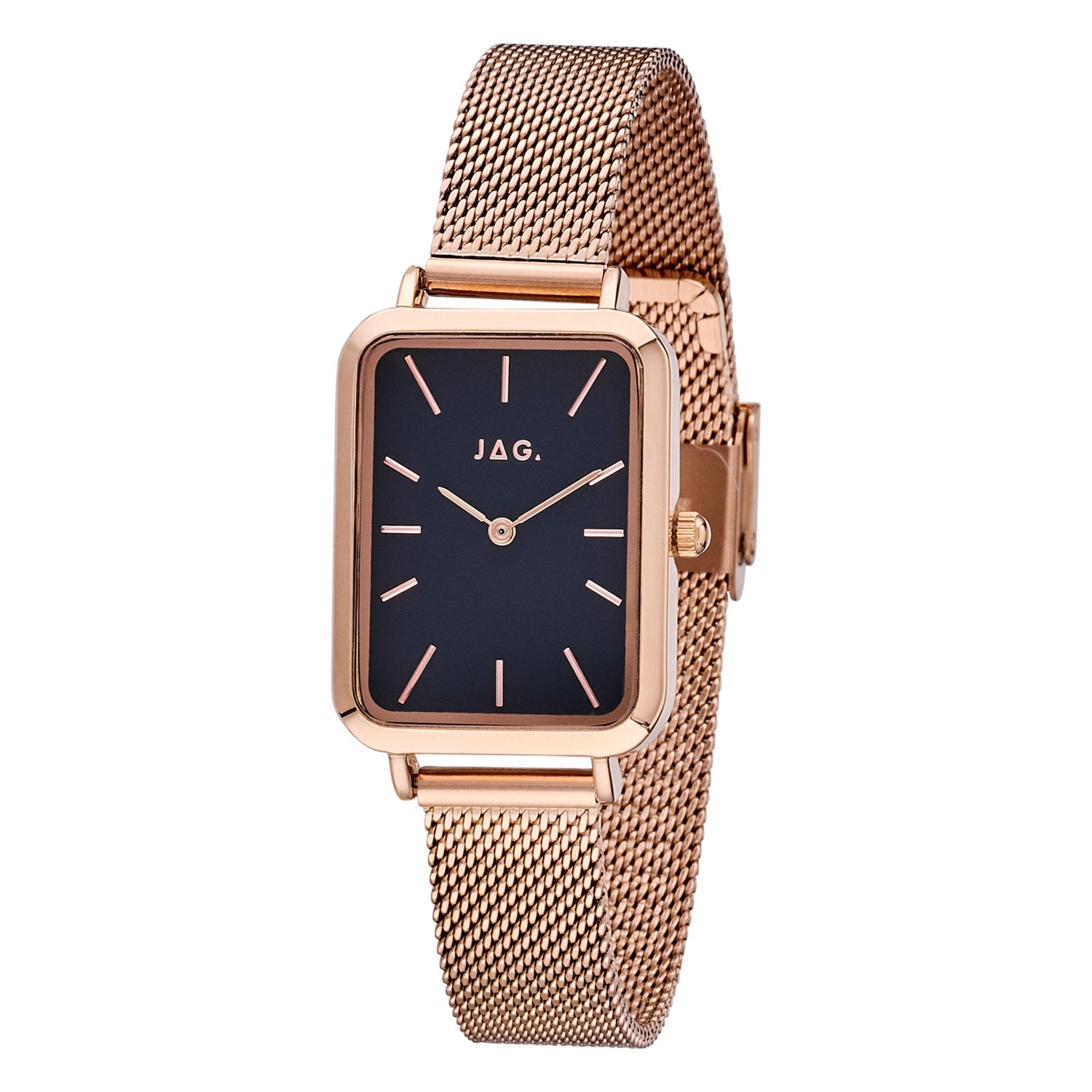 Jag Orana Rose Gold Alloy 34mm Womens Watch Elegant Minimal Design