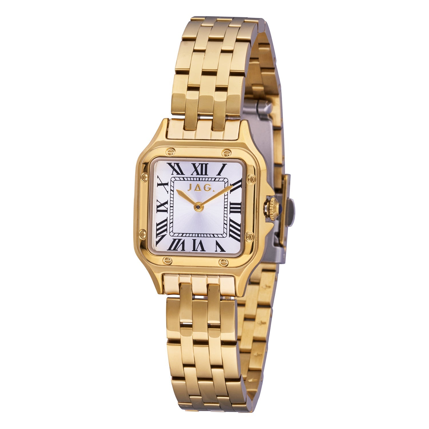 Jag Riana Gold Alloy 26mm Womens Watch Versatile Sophisticated Design