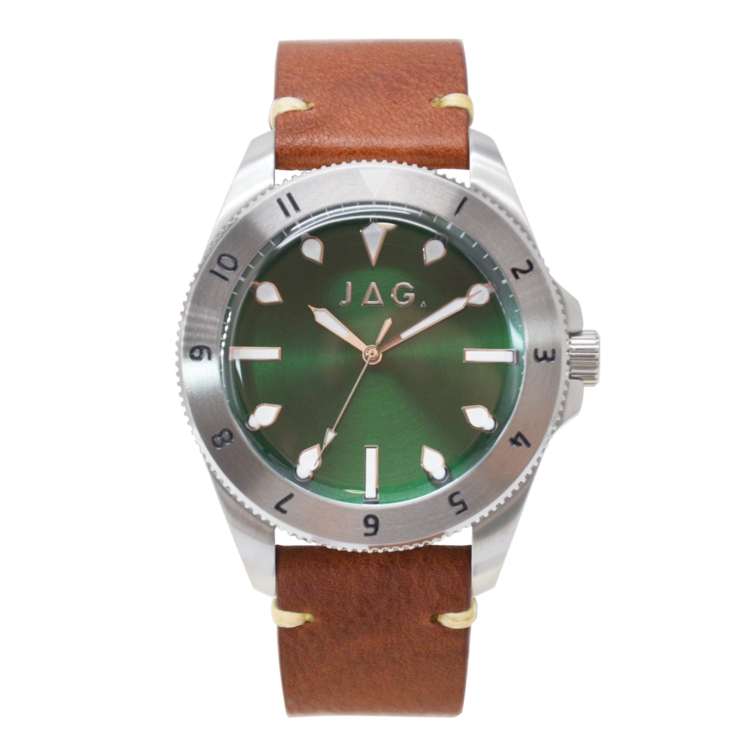 Jag Windsor Brown Stainless Steel 44mm Watch for Men 2024 Release