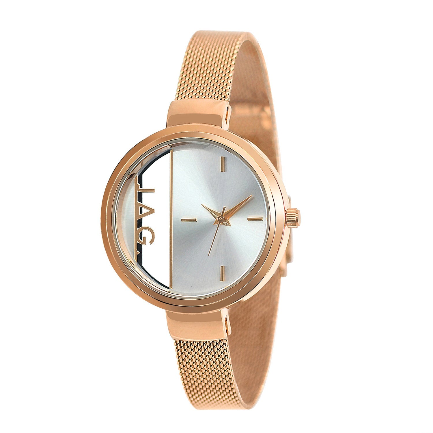 Jag Renmark Womens Watch Minimalist Silver Dial Stainless Steel 2025