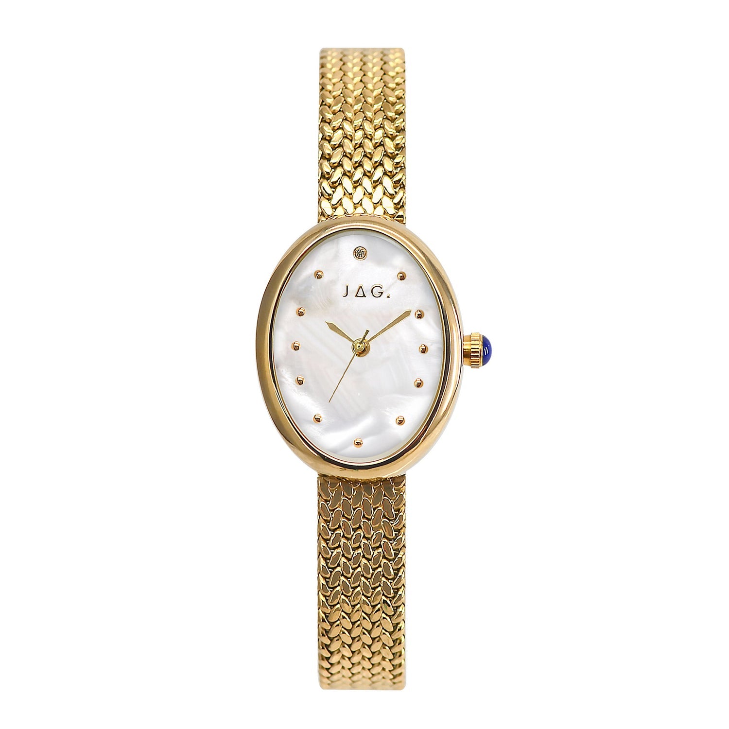 Jag Oban Womens Watch Silver Stainless Steel Elegant Everyday Timepiece
