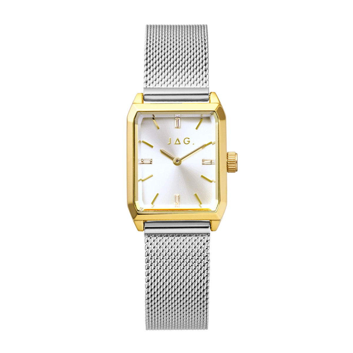 Jag Sorrento Silver Dial Silver Steel Womens Watch J3057A front packshot