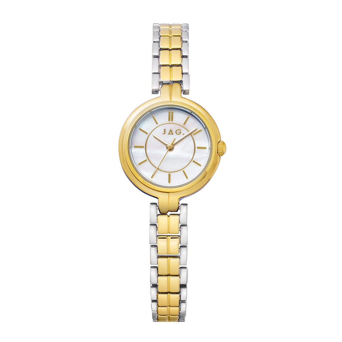 Jag Kelly White Dial Two-Tone Steel Womens Watch J3059A front packshot