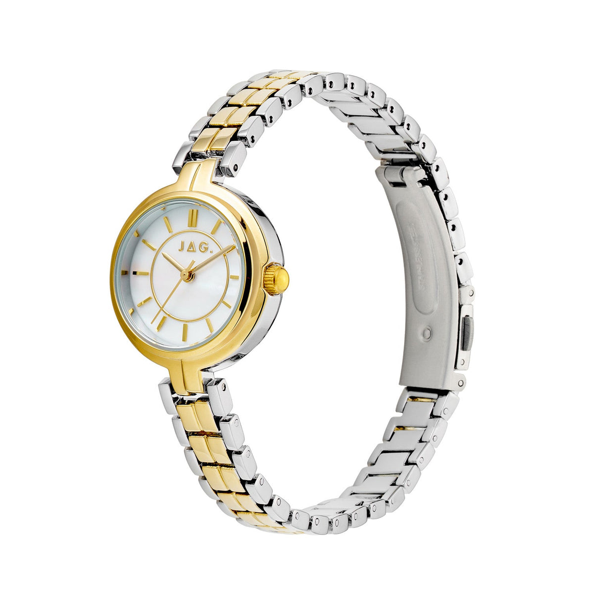 Jag Kelly White Dial Two-Tone Steel Womens Watch J3059A view 3