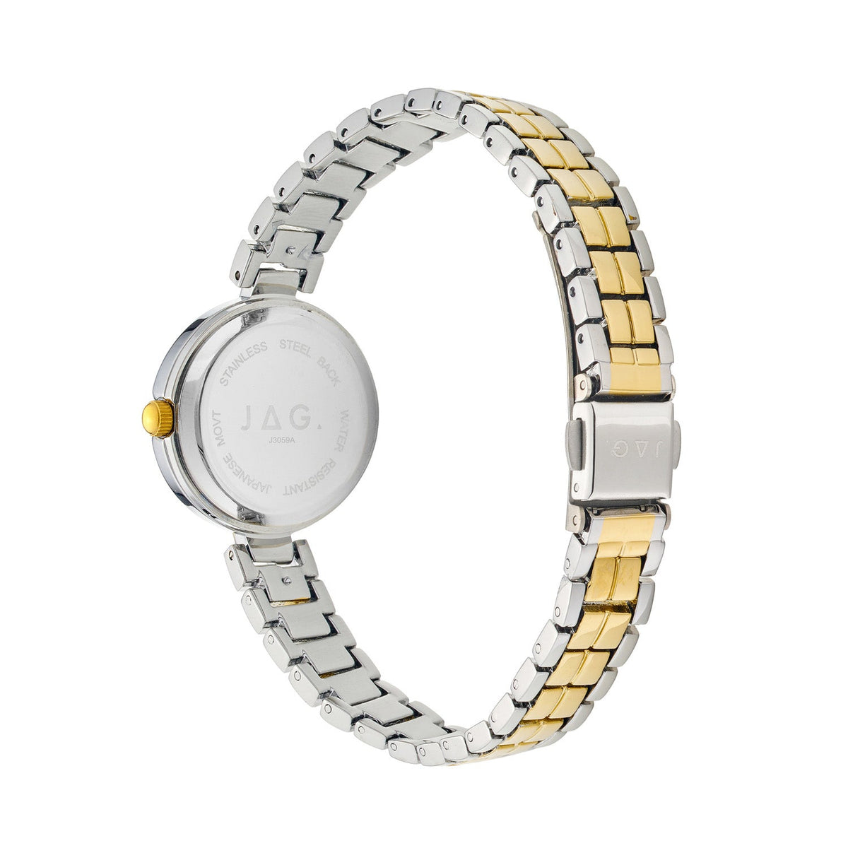 Jag Kelly White Dial Two-Tone Steel Womens Watch J3059A view 2