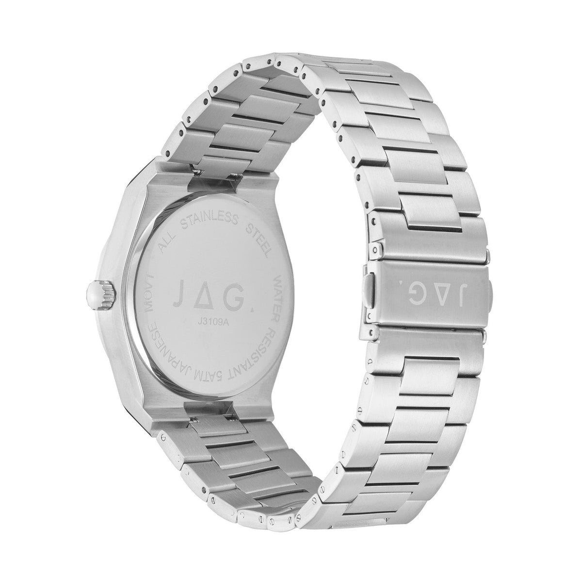 Jag Arlo Green Dial Silver Steel Mens Watch J3109A view 2