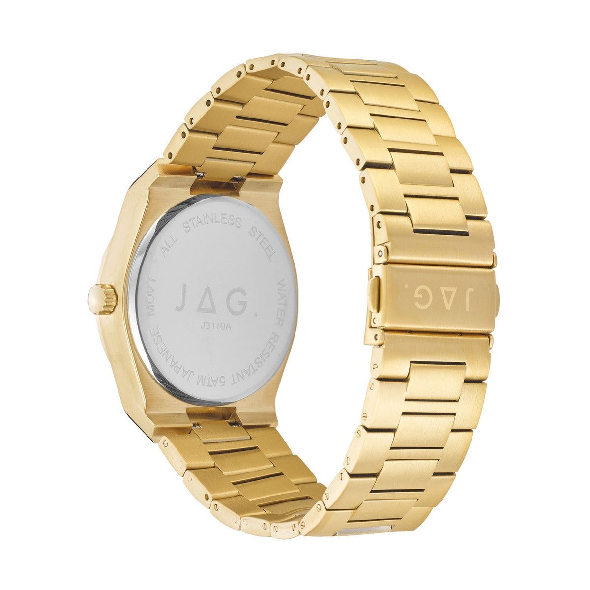 Jag Arlo Black Dial Gold Steel Mens Watch J3110A view 2