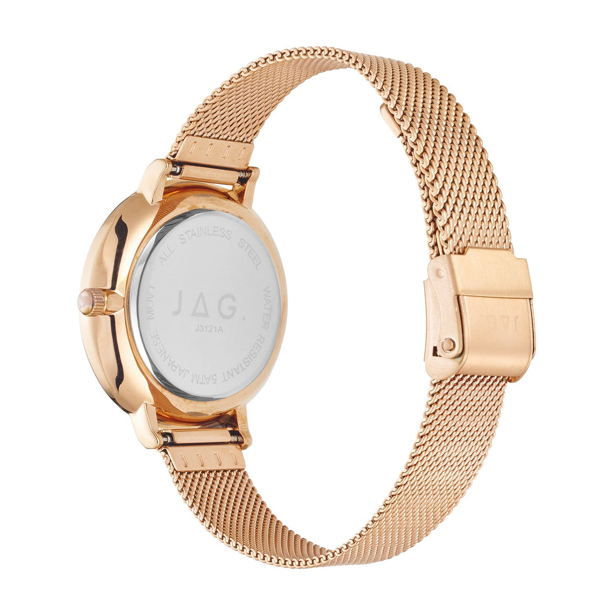 Jag Sophie Silver Dial Rose Gold Steel Womens Watch J3121A view 2
