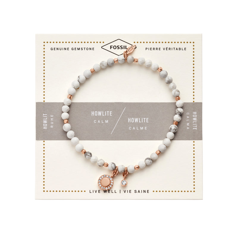 Fossil Wellness White Bracelet JA6934791