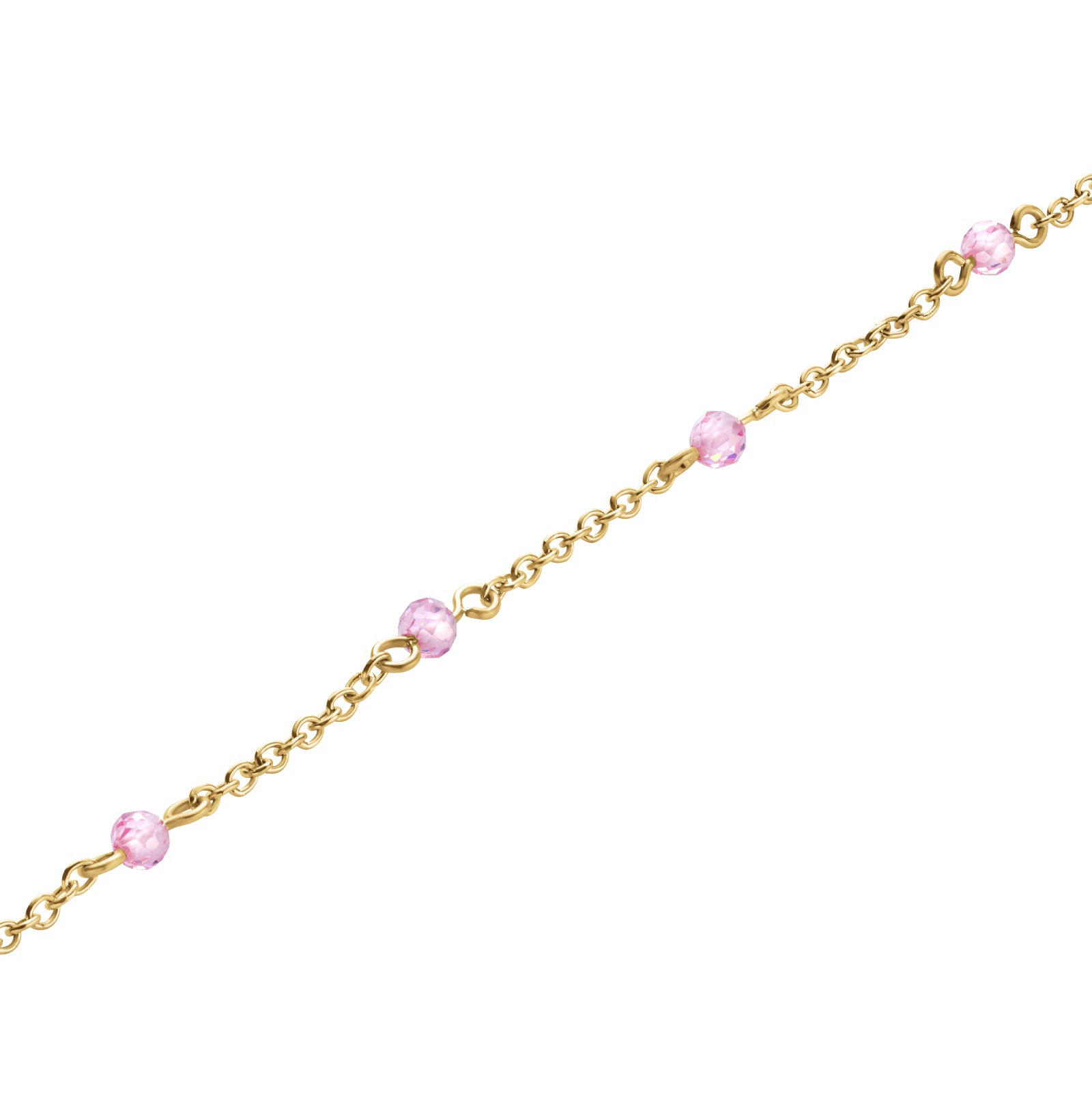 Rosefield  Pink 5 Stone Bracelet JBPSG-J813
