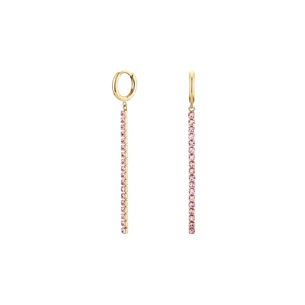 Rosefield Tennis Light Rose Gold Earring JETRG-J917