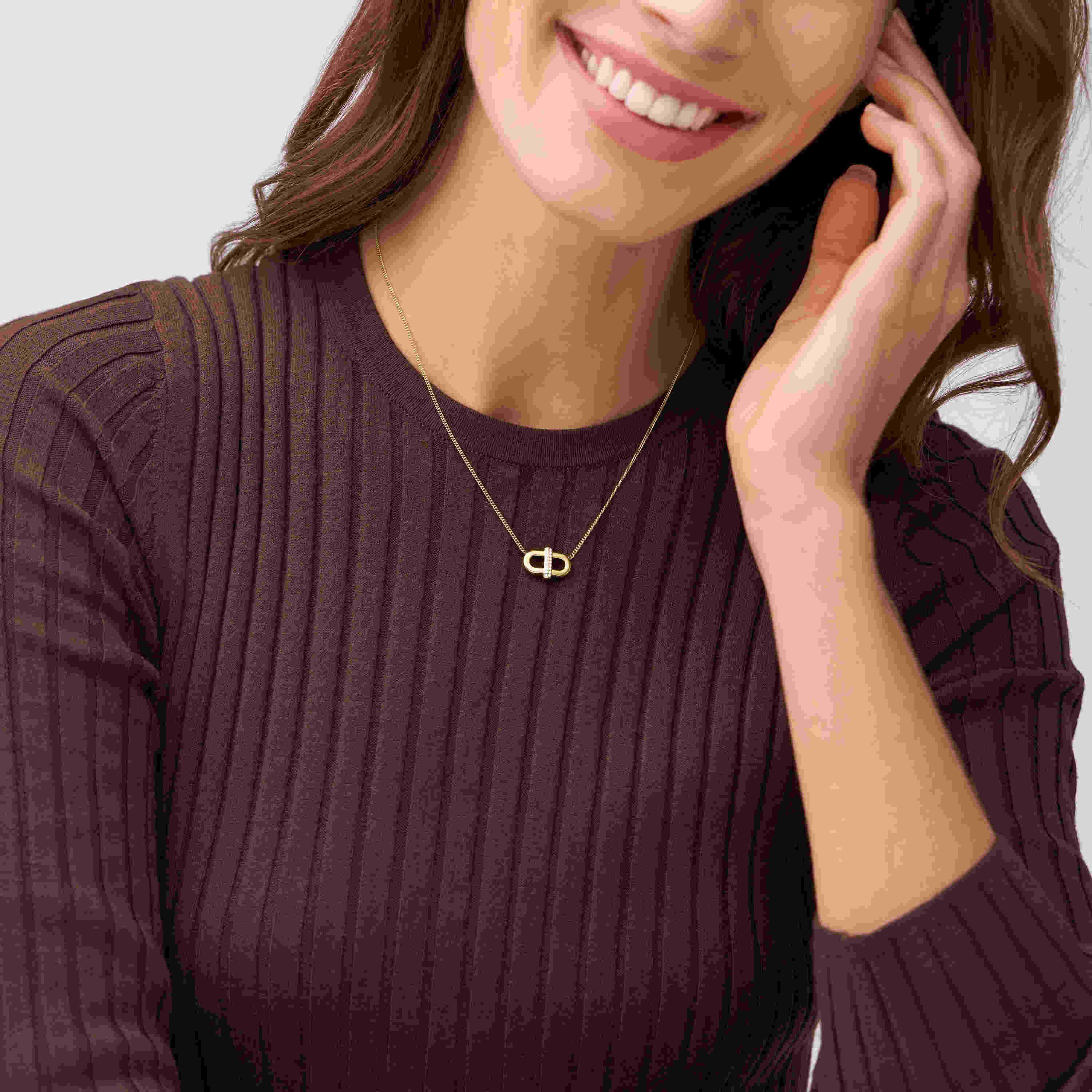 Fossil Heritage Gold Necklace JF04582710