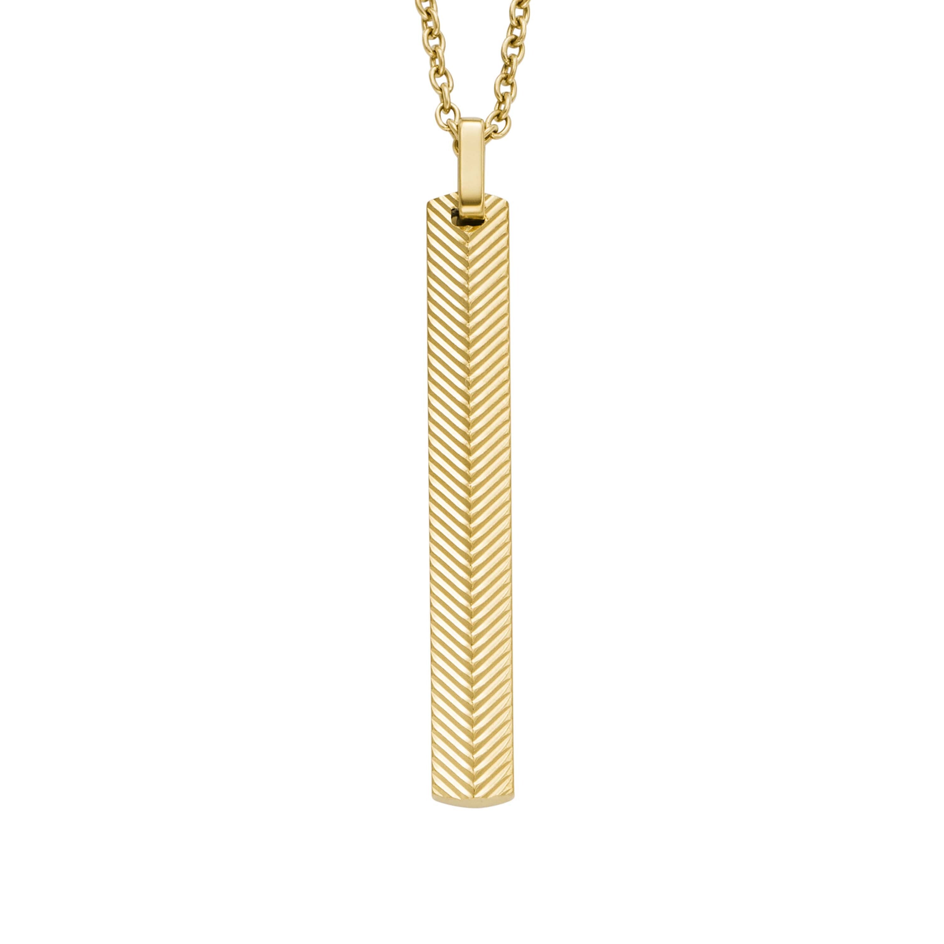 Fossil Harlow Gold Necklace JF04609710