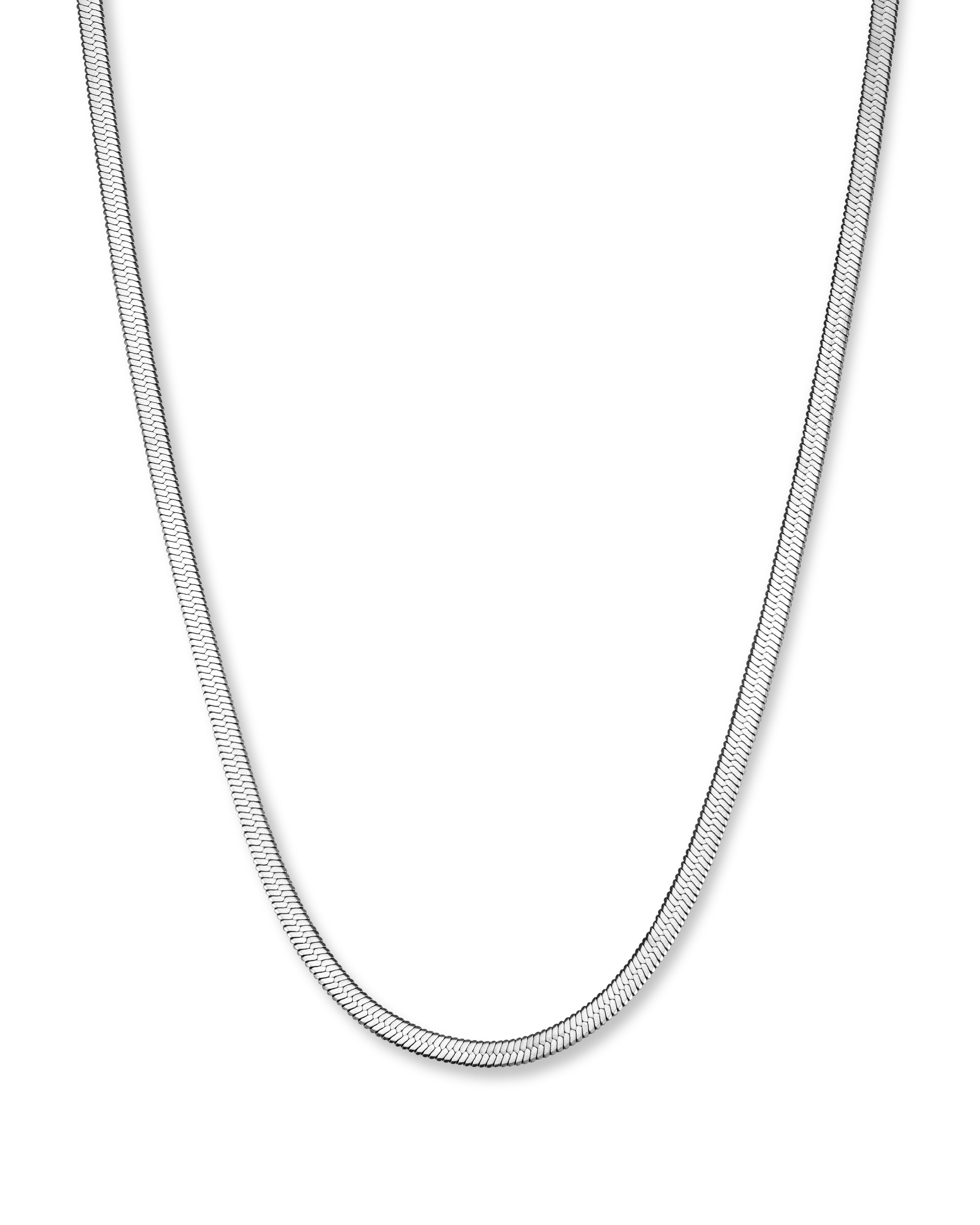 Rosefield Snake Silver Necklace JNFSS-J528