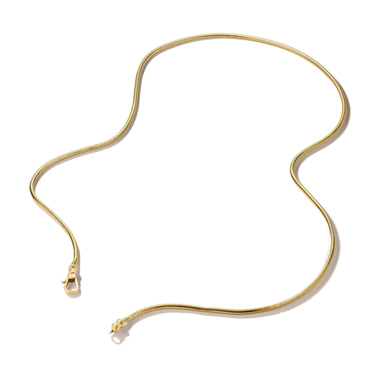 Thomas Sabo Gold-Tone Stainless Steel Snake Chain Necklace 2mm TKE2401SY-55 TKE2401SY-55 view 2