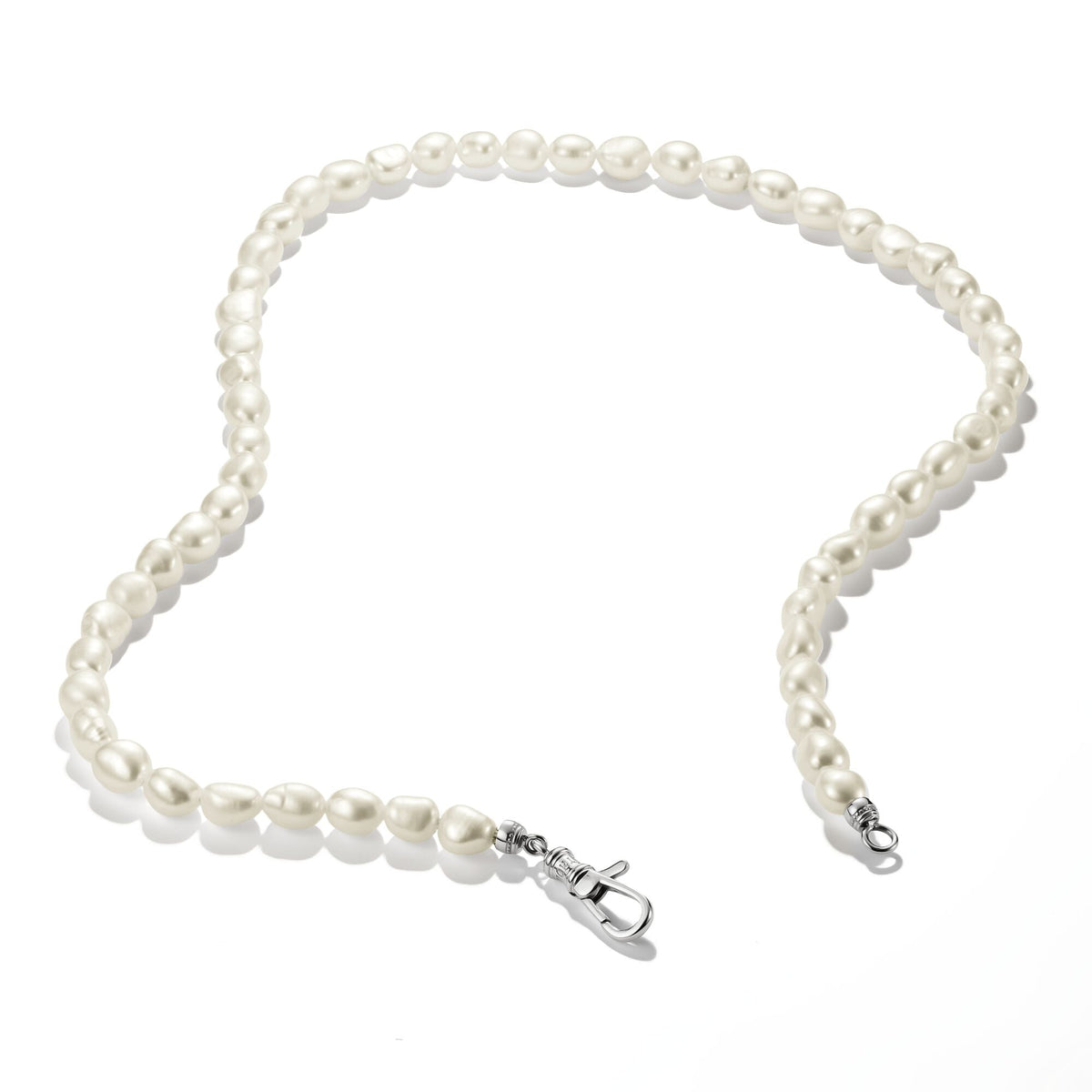 Thomas Sabo Stainless Steel Freshwater Pearl Necklace TKE2407SWH-55 TKE2407SWH-55 view 2