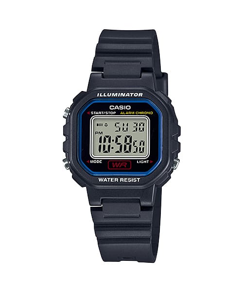 Casio Standard Digital Black Resin Band Watch LA20WH-1C