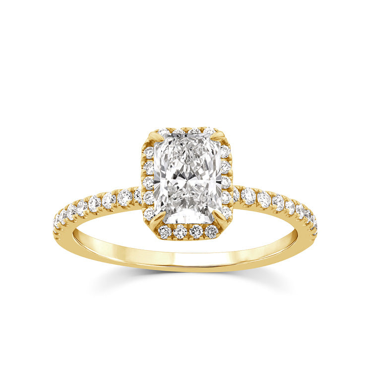 1.25ct Lab Grown Diamond Ring in 9K Yellow Gold
