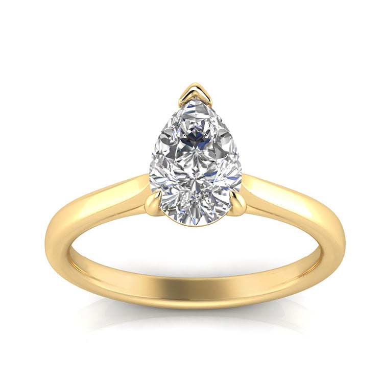 1.00ct Lab Grown Diamond Ring in 9K Yellow Gold