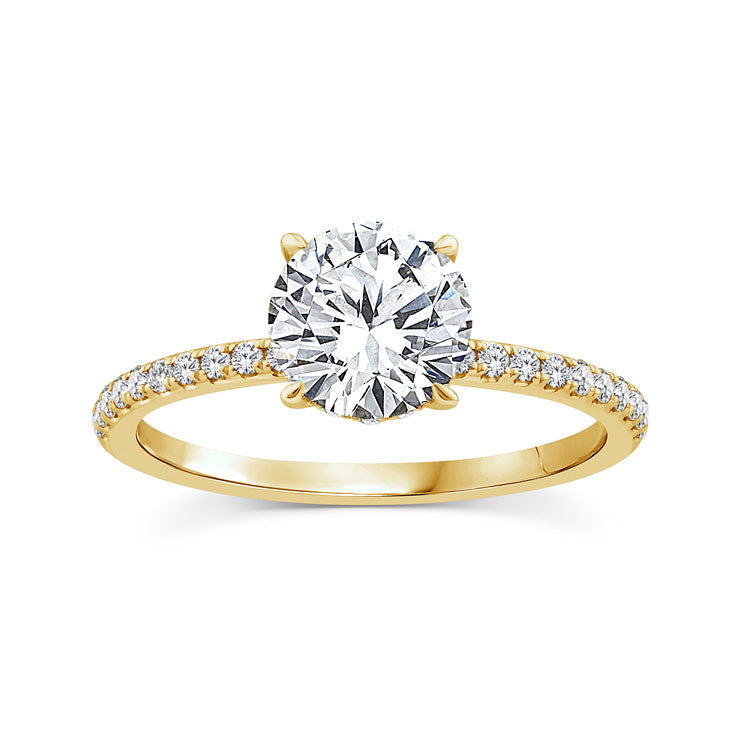 1.75ct Lab Grown Diamond Ring in 9K Yellow Gold