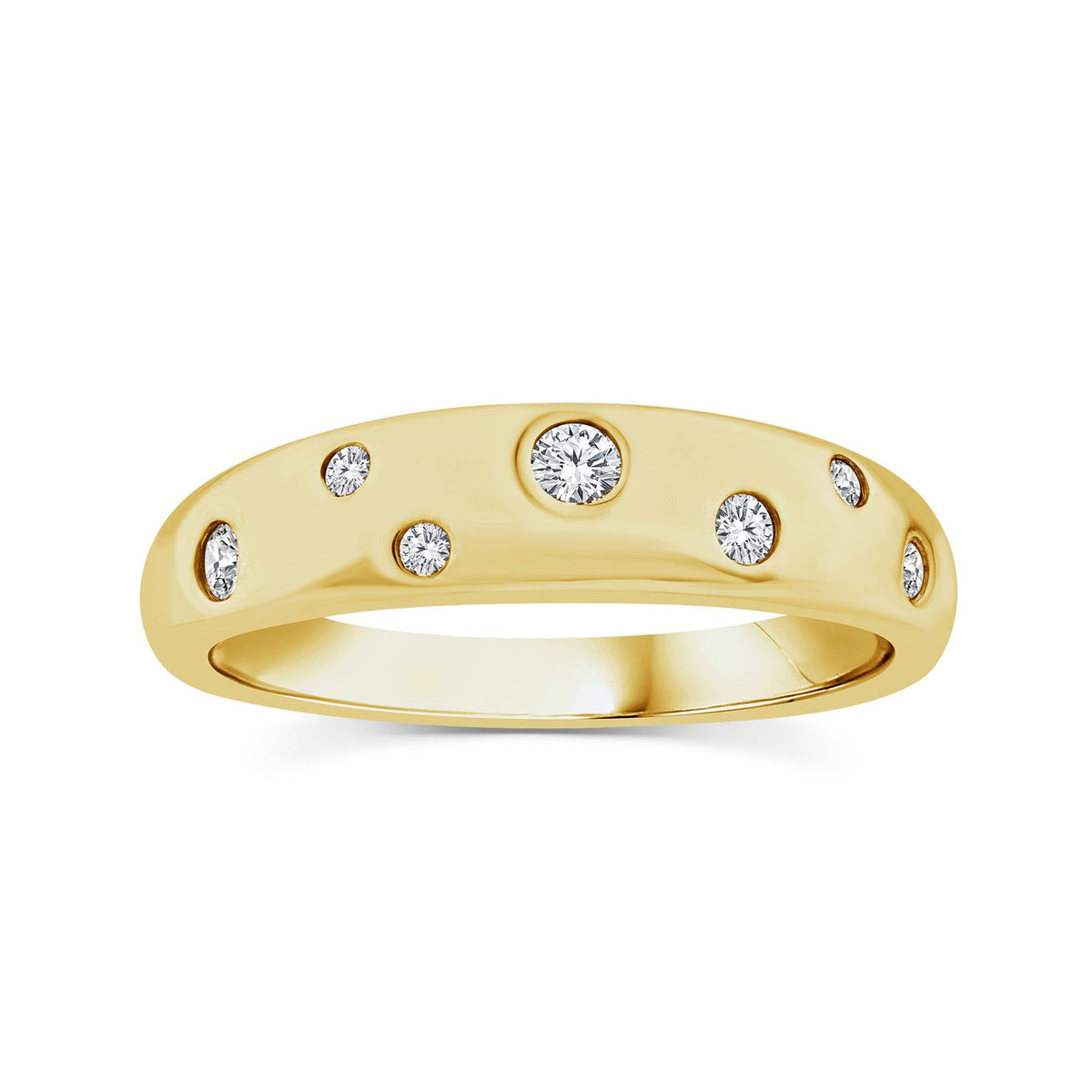 22K Gold Vermeil 0.15ct Lab Grown Diamond Ring