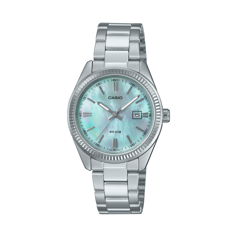 Casio Standard Analogue Stainless Steel Watch LTP1302DS-2A