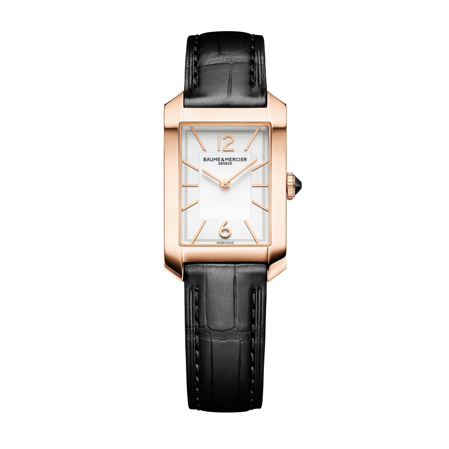 Baume Mercier Hampton Quartz 18K Pink Gold Titanium Watch
