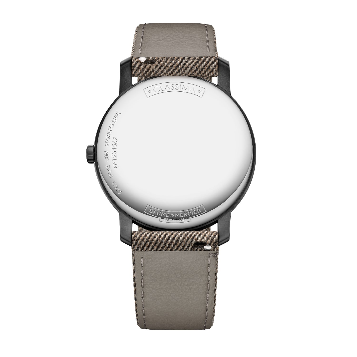 Baume Mercier Classima Quartz Steel 42mm Mens Watch Sand Dial