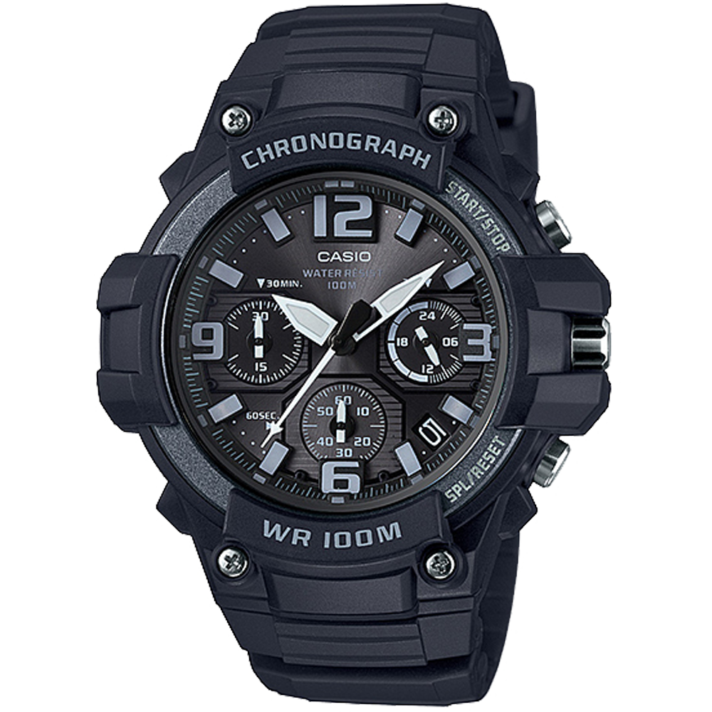 Casio Black Resin Band Watch MCW100H-1A3