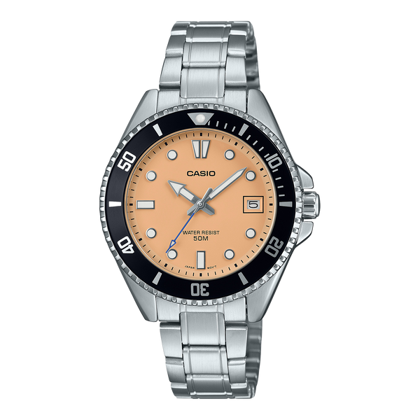Casio Standard Analogue Diver Stainless Steel Watch MDV10D-4A2