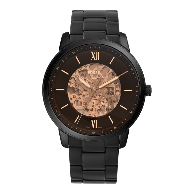 Fossil Neutra Black Stainless Steel Men's Watch ME3183