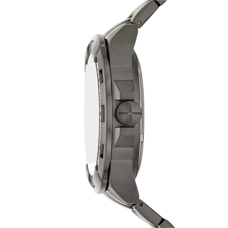 Fossil Bronson Smoke Grey Stainless Steel Mens Watch ME3218