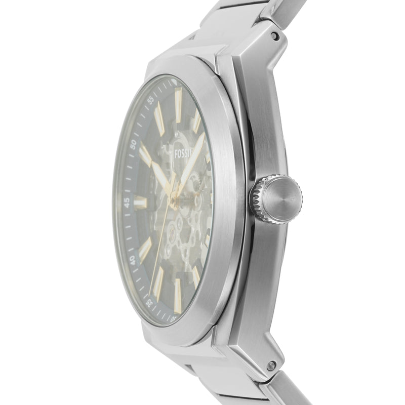 Fossil Everett Automatic Blue Dial Mens Watch ME3220