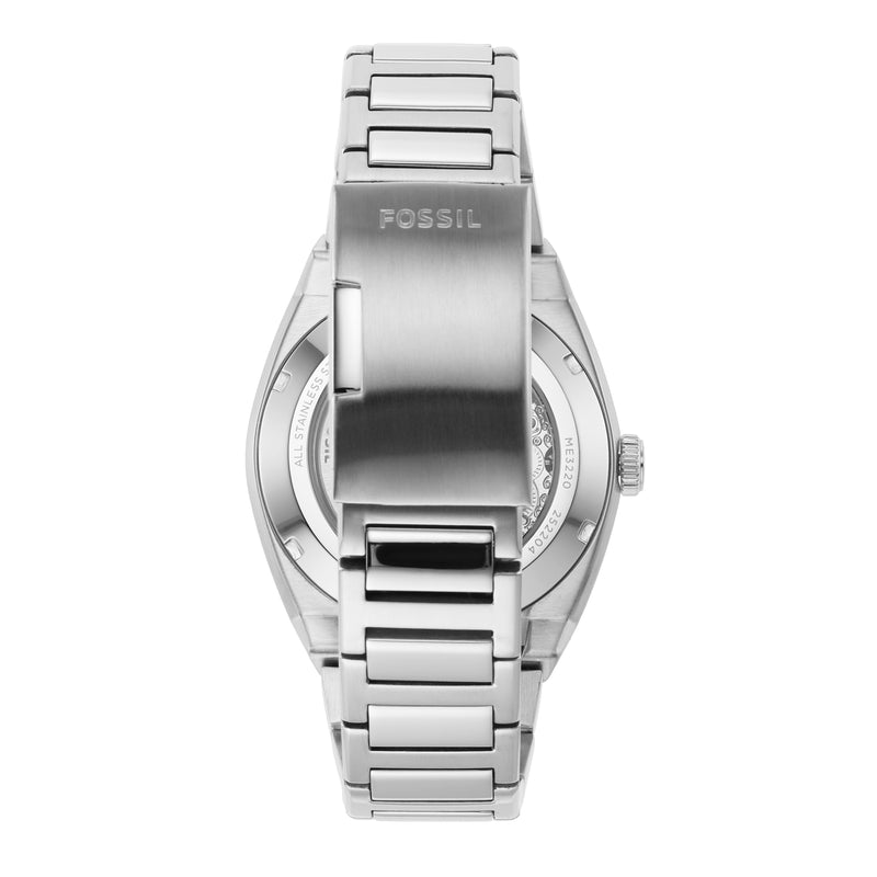 Fossil Everett Automatic Blue Dial Mens Watch ME3220