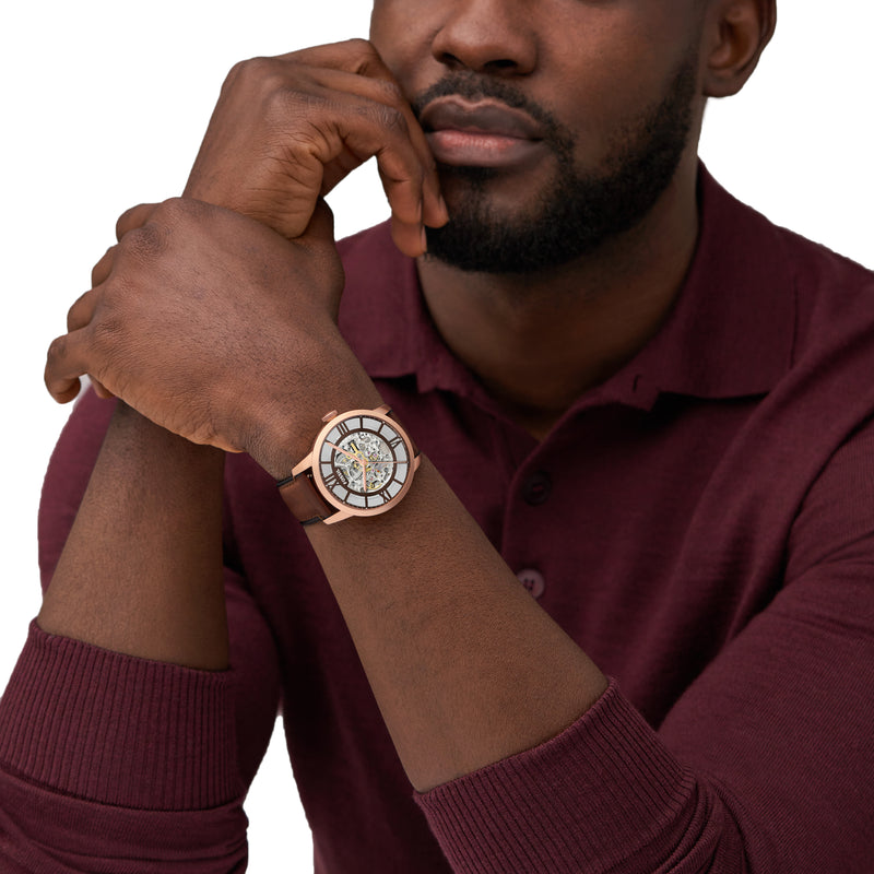 Fossil Townsman Mechanical Brown Leather Band ME3259