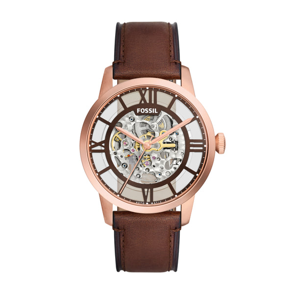 Fossil Townsman Mechanical Brown Leather Band ME3259