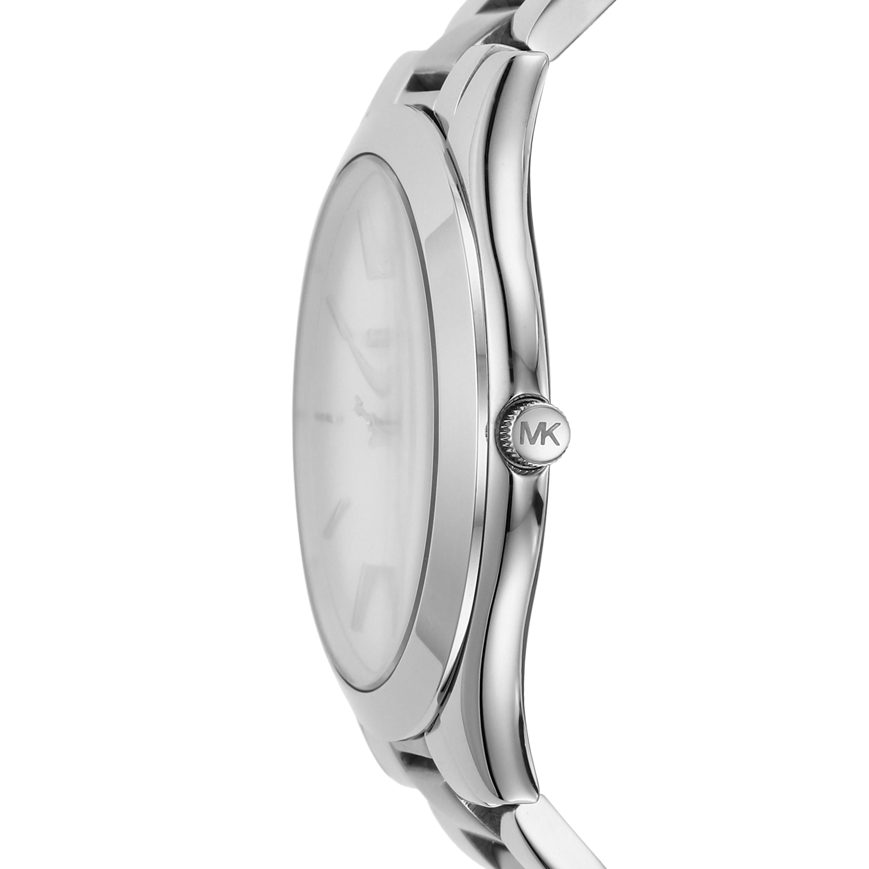 Michael Kors Slim Runway Silver Dial Stainless Steel Watch MK3178