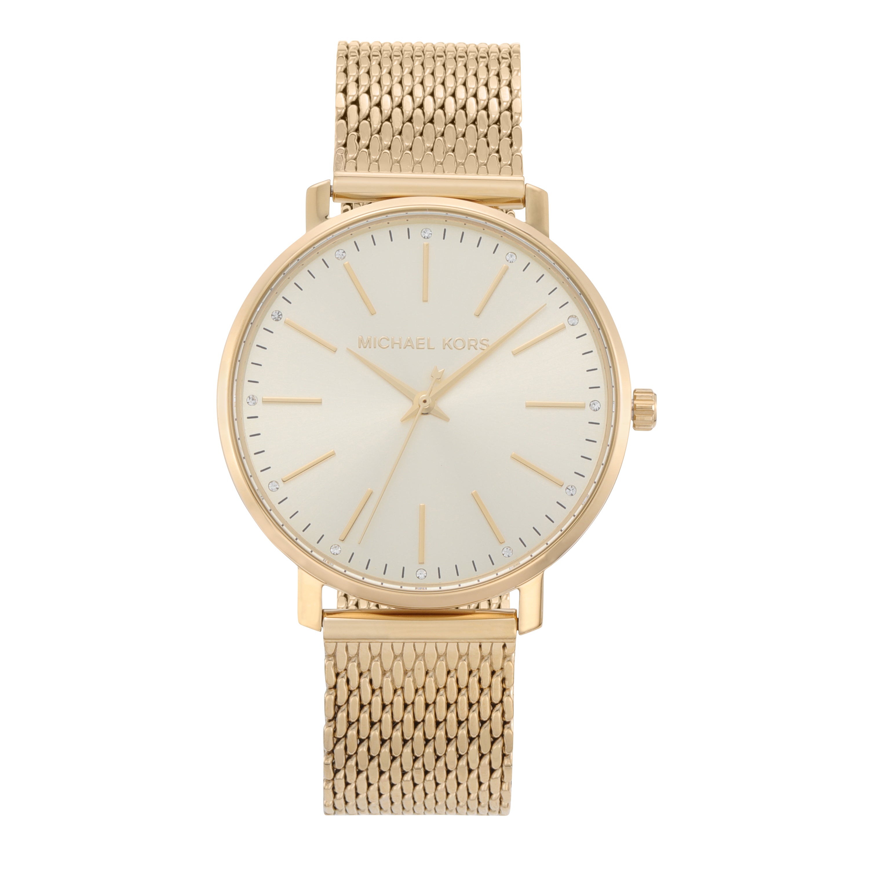 Michael Kors Pyper Gold Dial Stainless Steel Watch MK4339