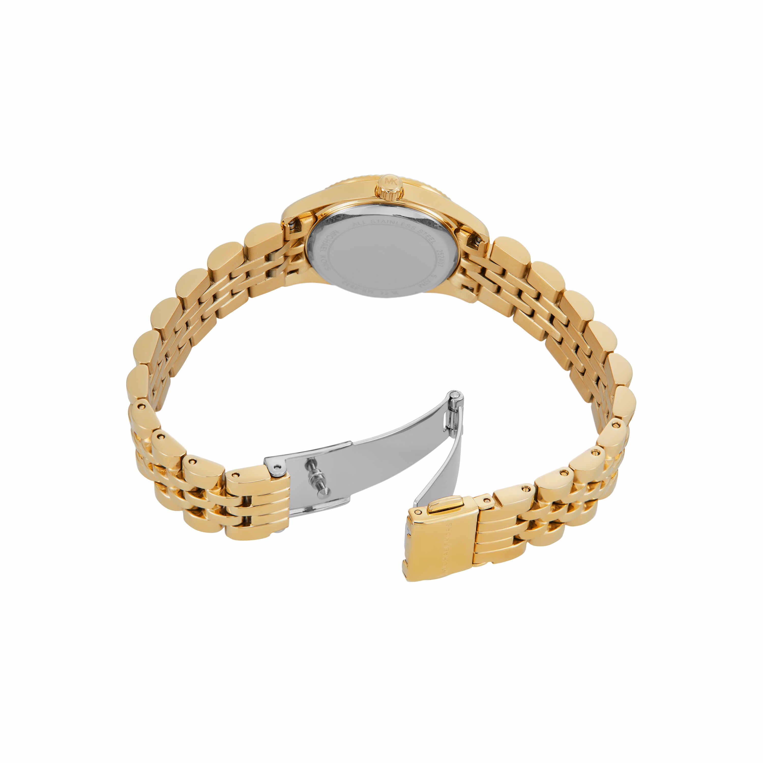 Michael Kors Petite Lexington Pavé Gold-Tone Watch MK4842