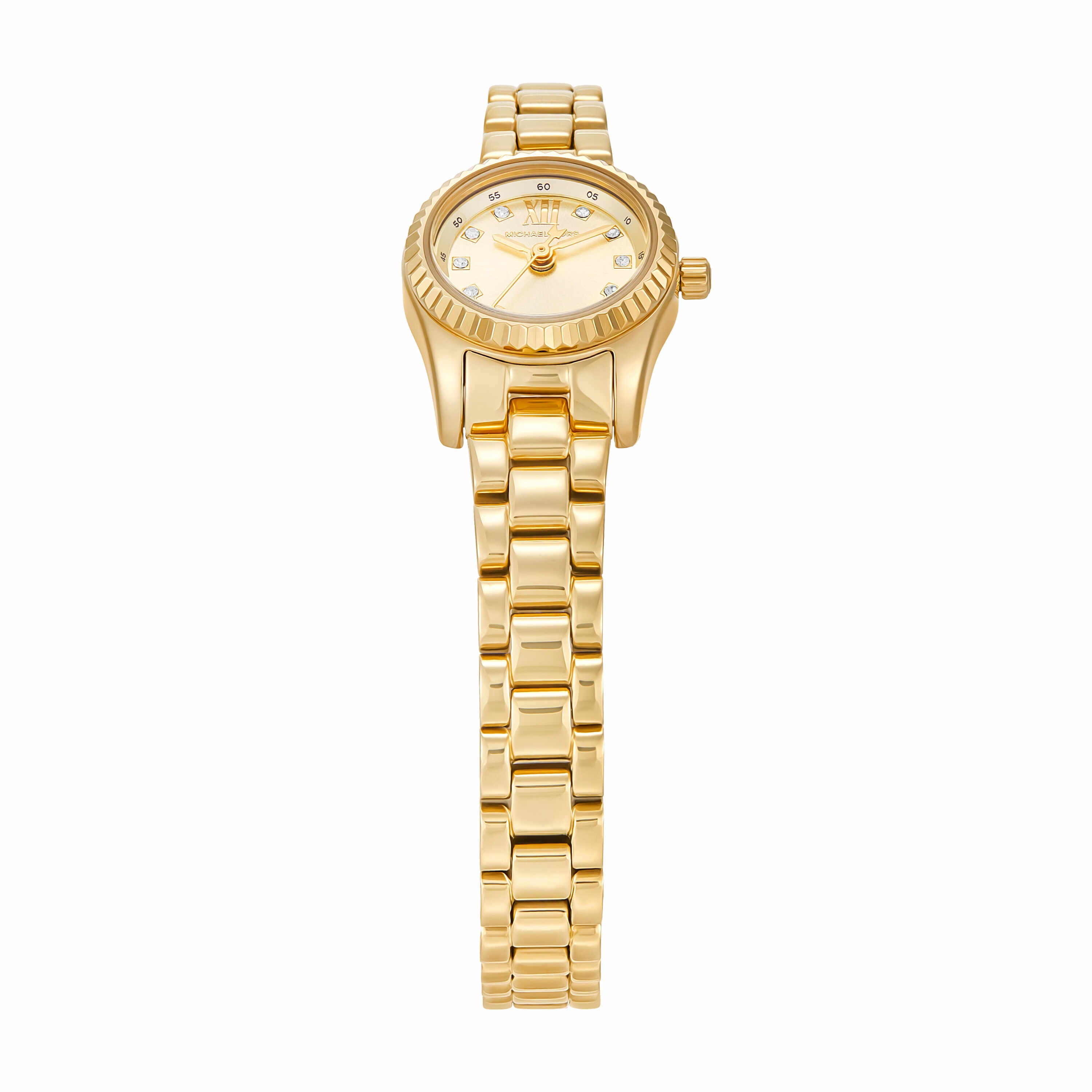Michael Kors Lexington Gold Dial Stainless Steel Watch MK4862