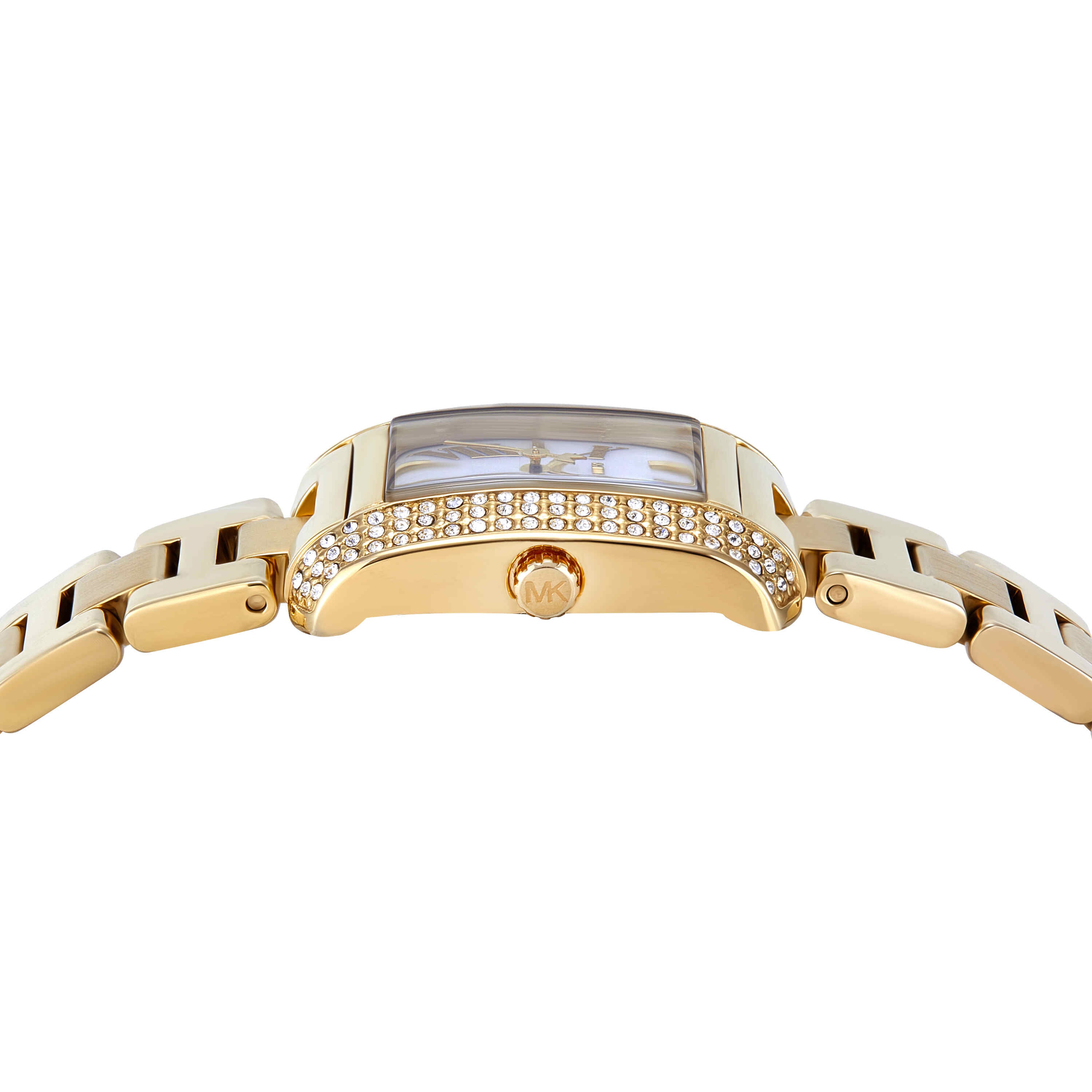 Michael Kors Emery White Dial Gold Stainless Steel Watch MK4867