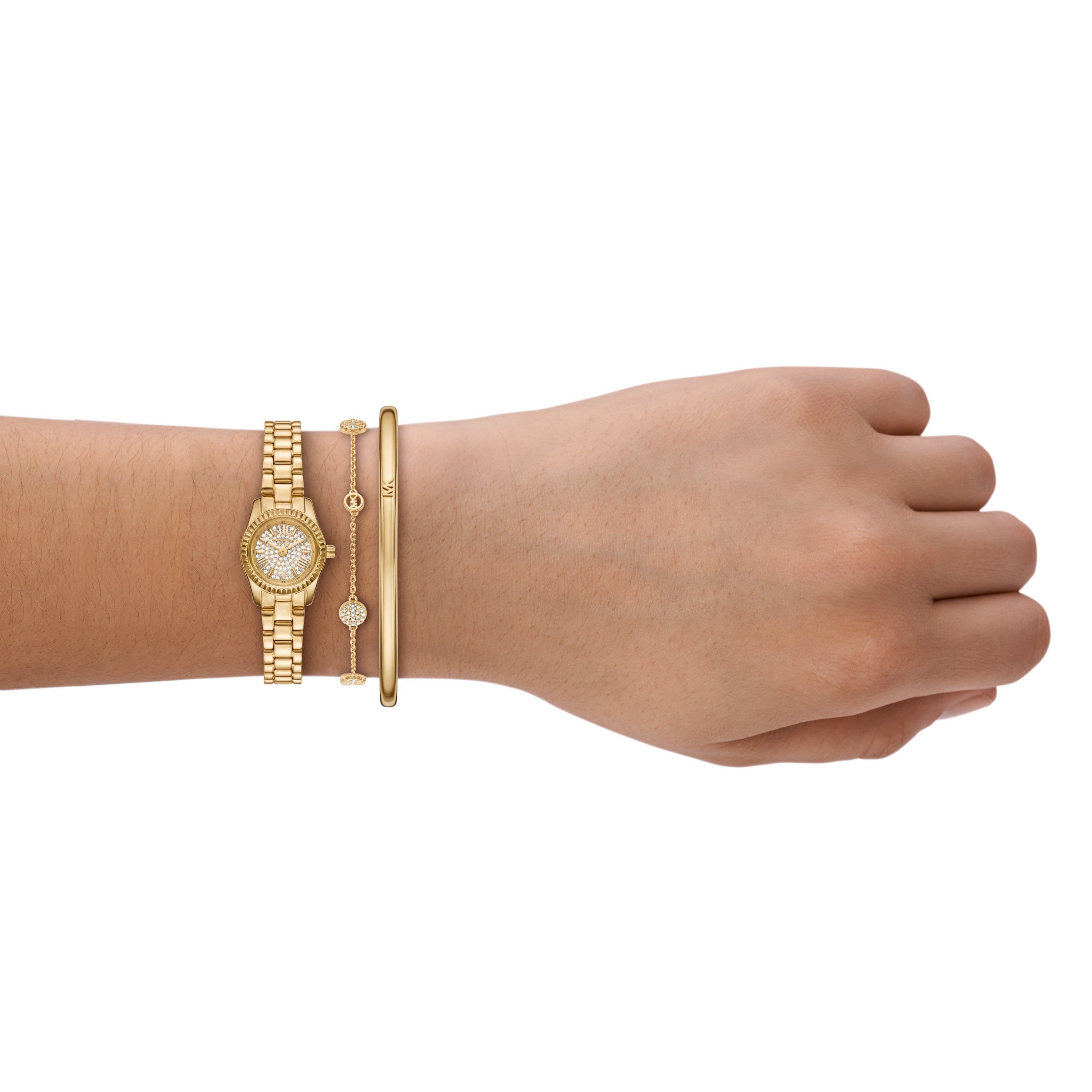 Michael Kors Petite Lexington Pavé Watch and Jewelry Gift Set  MK4944SET