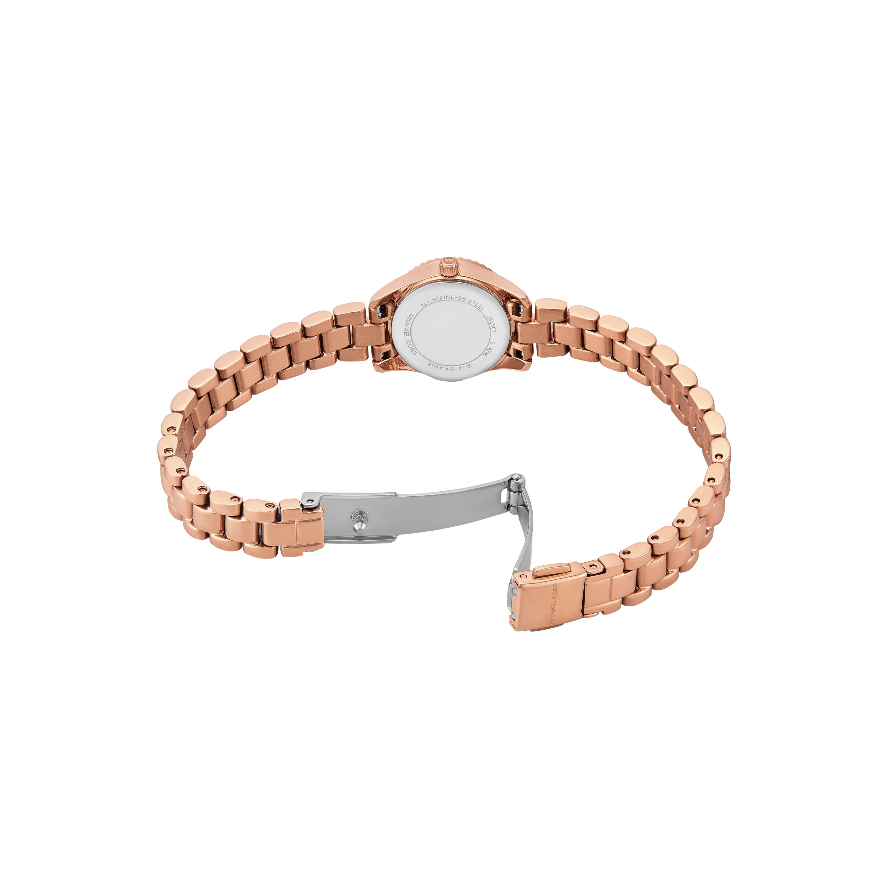 Michael Kors Petite Lexington Pavé Rose Gold-Tone Watch and Gift Set MK4946SET