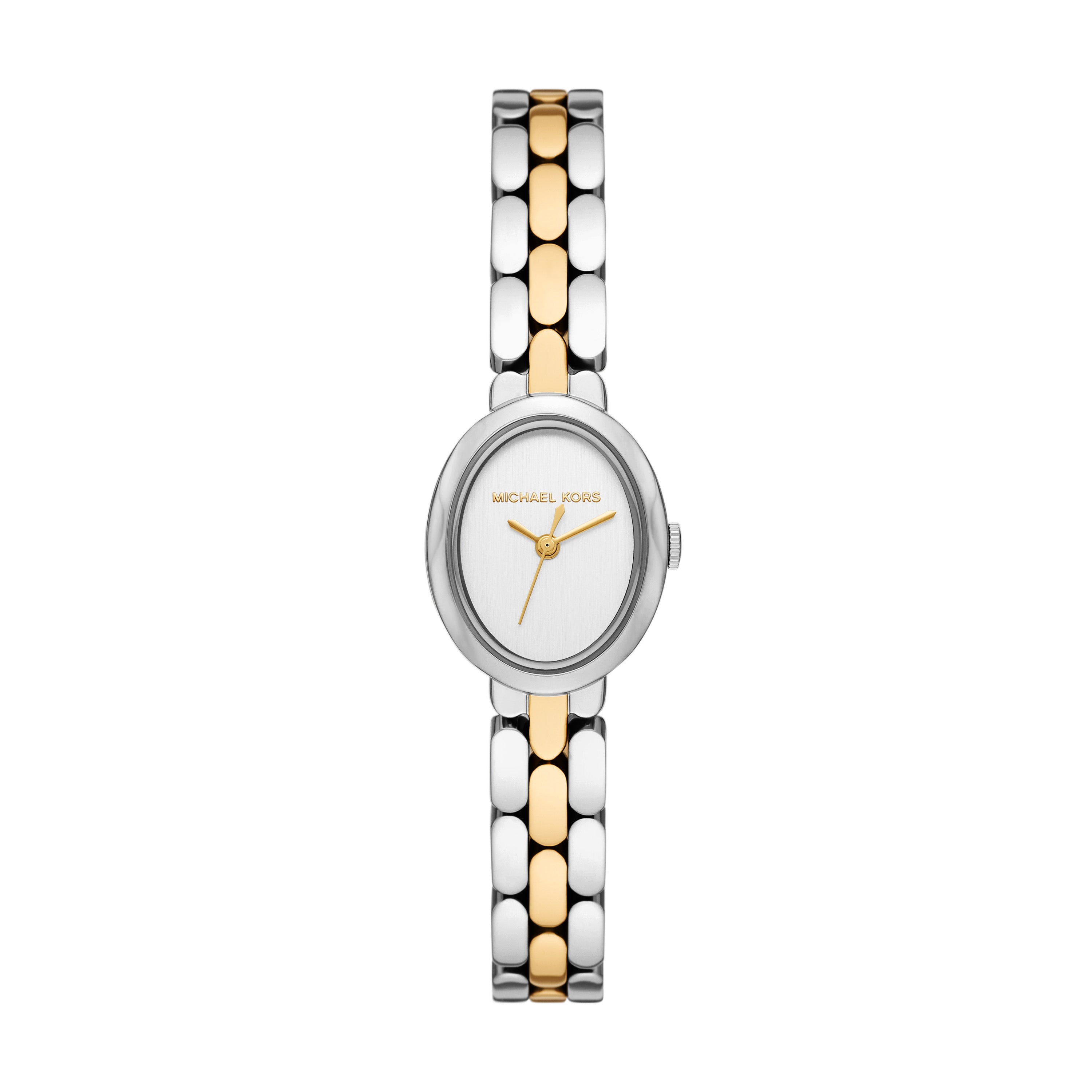 Michael Kors Maude White Dial Two Tone Stainless Steel Watch MK4956