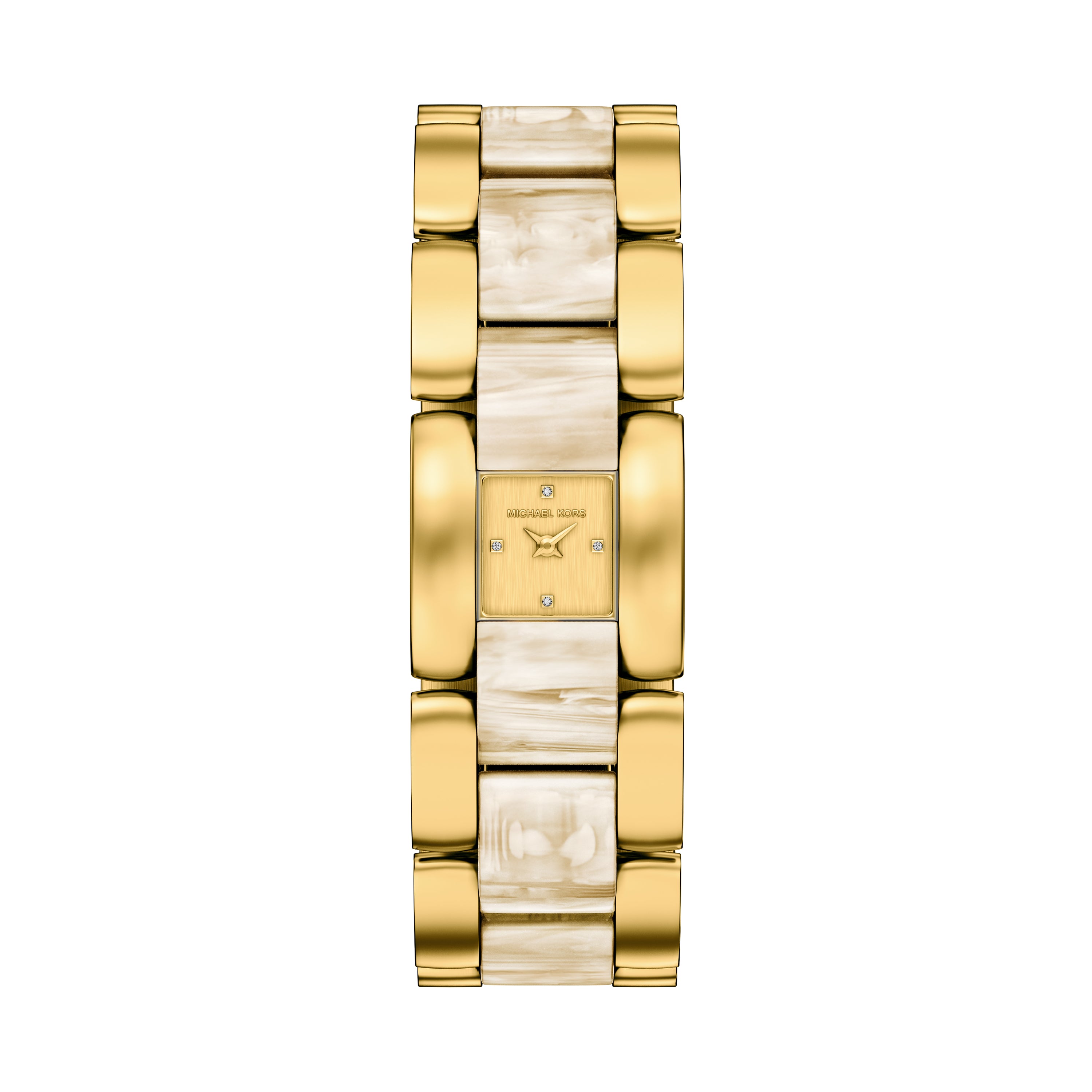 Michael Kors Darrington Gold Dial Two Tone Stainless Steel Watch MK7592