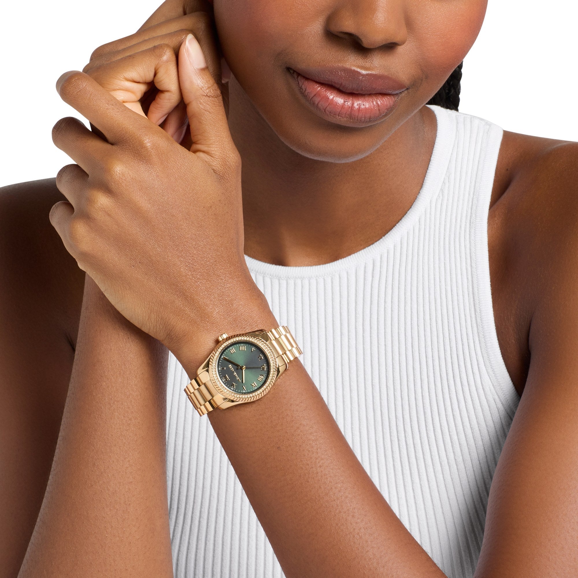 Michael Kors women's watch, green dial (view 7)