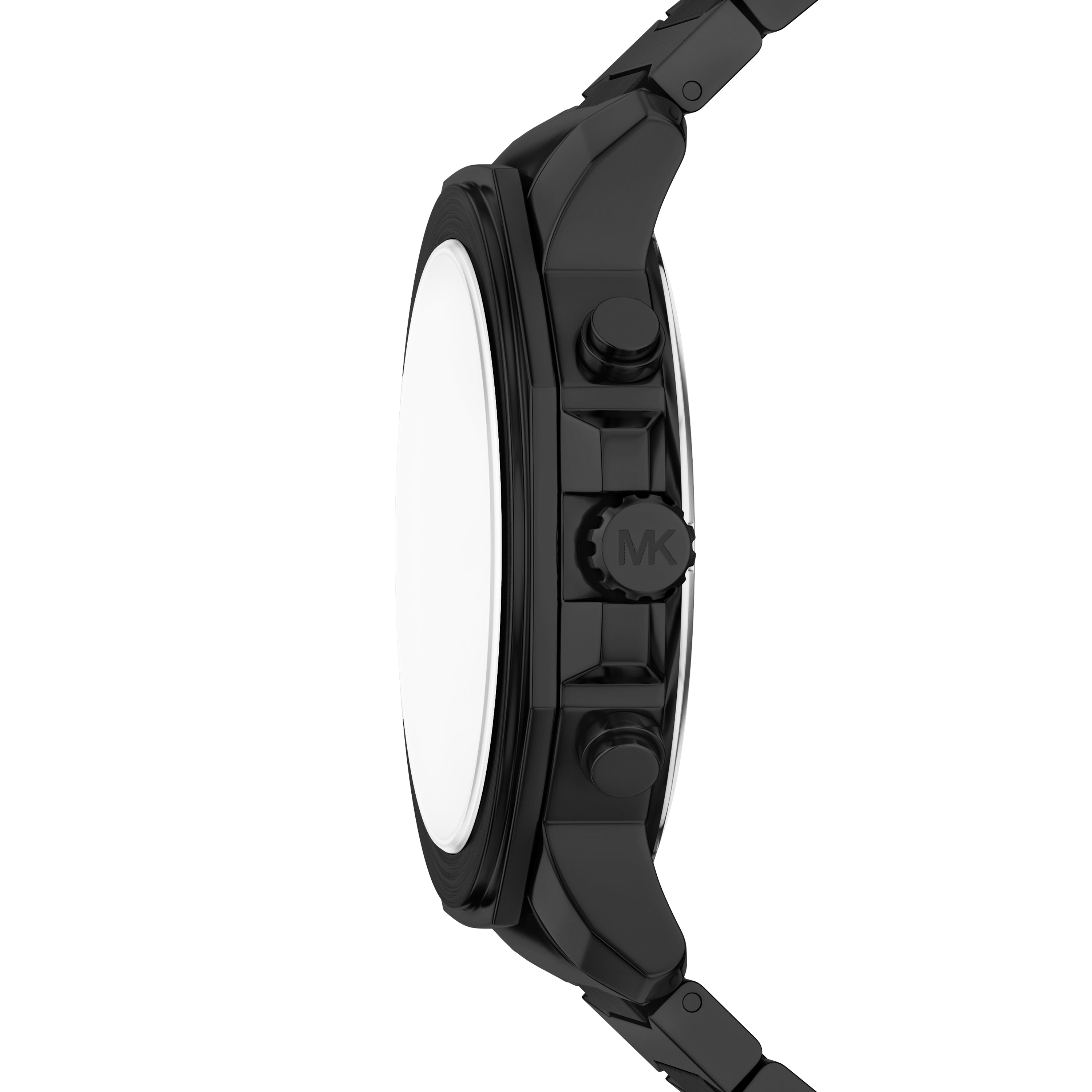 Michael Kors Prescott Black Dial Stainless Steel Watch MK9252